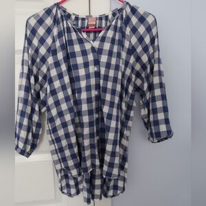 Nom Maternity Gingham Shirt